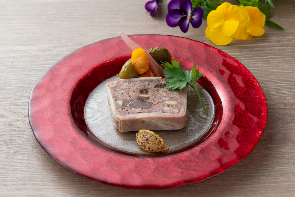 ジビエ肉を使った特製パテドカンパーニュ