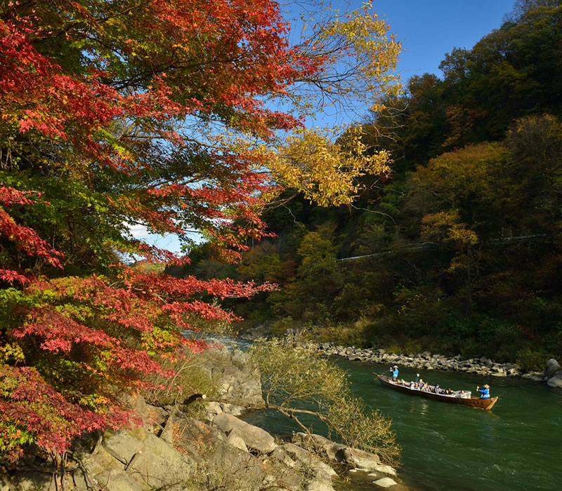 天竜川和船下り